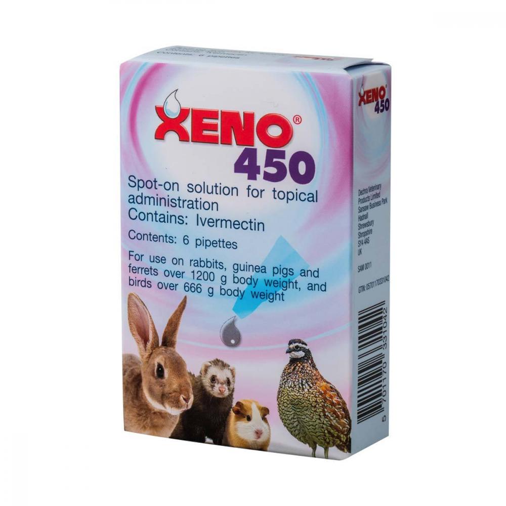 Xeno 450 SpotOn Parasite & Flea Treatment 6 pipettes Pet Health Direct