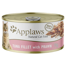Load image into Gallery viewer, Applaws Natural Wet Cat Food Tuna Fillet with Prawn in Broth
