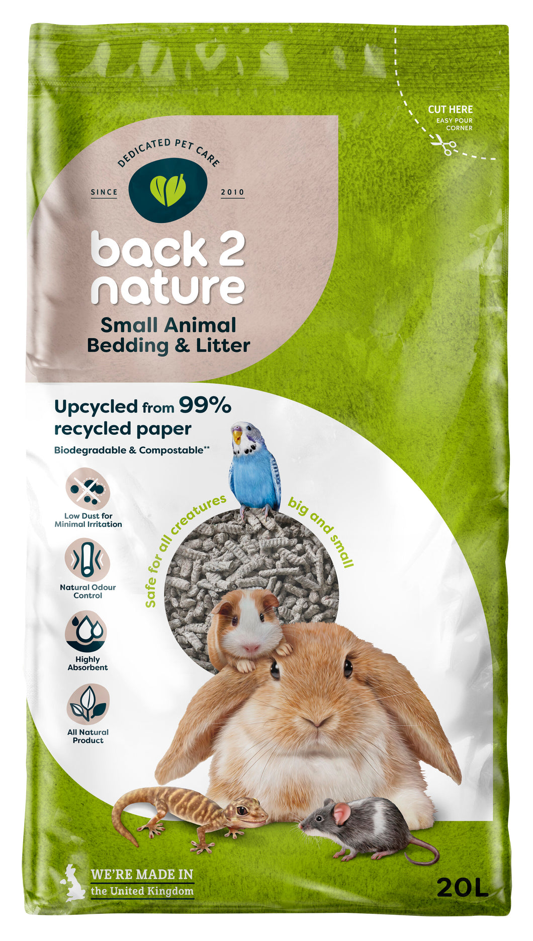Back 2 Nature Small Animal Bedding & Litter