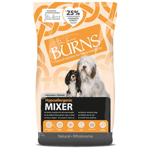 Burns Hypoallergenic Mixer Adult & Senior Dog Food 2 kg bag