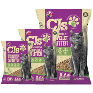 CJ's Premium Ultra Wood Pellet Cat Litter