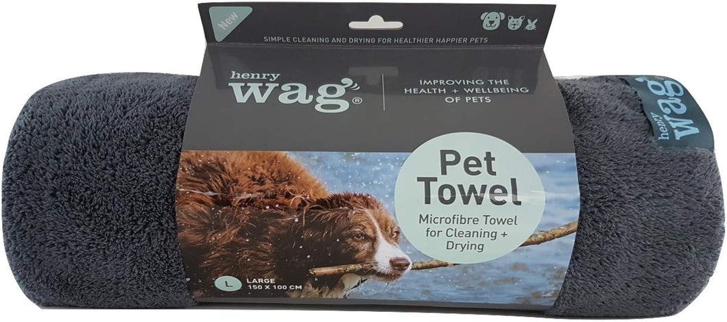 Henry Wag Microfibre Pet Towel