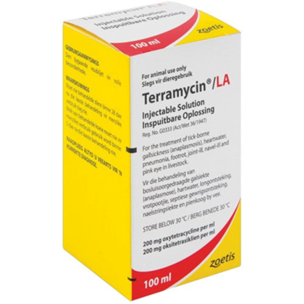 Terramycin LA 200 mg/ml Solution for Injection