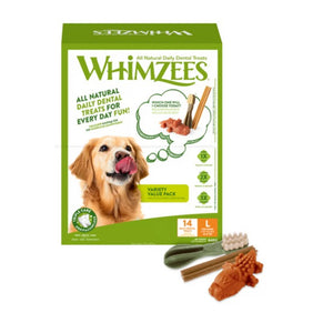 Whimzees Variety Box for Large Dogs 14 count
