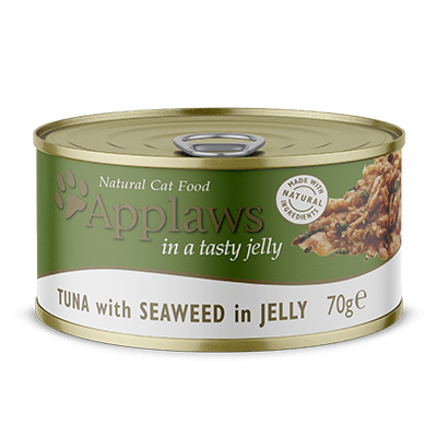 Applaws Natural Tuna Fillet with Seaweed Cat Food 70 gm x 24 cans