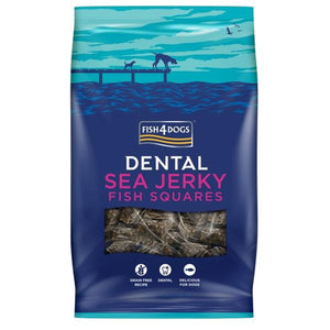 Fish4Dogs Dental Sea Jerky Fish Dog Treat Baked Omega 3 Snack