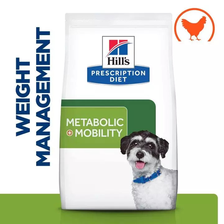 Hill's Prescription Diet Metabolic + Mobility Mini Weight Management Dry Dog Food with Chicken