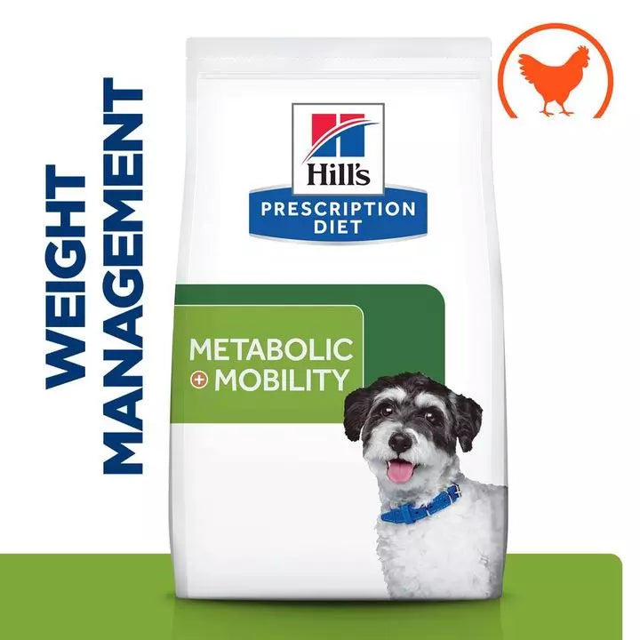 Hill s Prescription Diet Metabolic Mobility Mini Weight Management Dry Dog Food with Chicken Pet Health Direct
