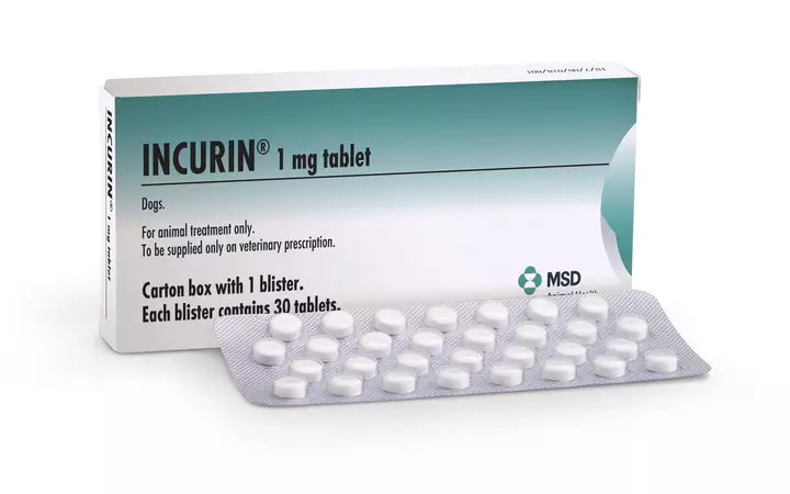 Incurin 1mg Tablets for Dogs x 30 tablets
