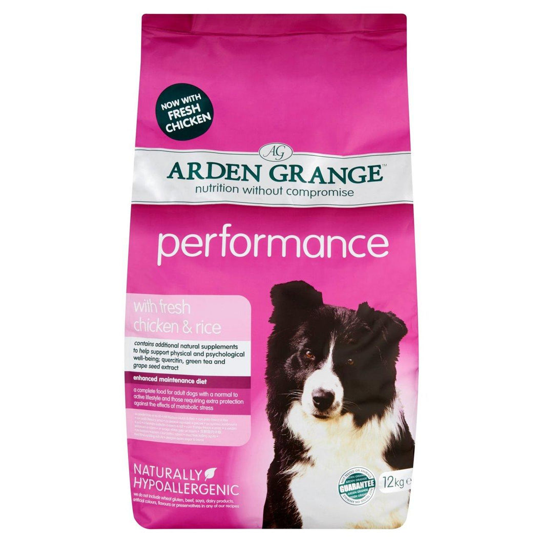Arden Grange Performance With Fresh Chicken & Rice Dog Food - Pet Health Direct