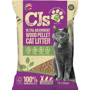CJ's Premium Ultra Wood Pellet Cat Litter