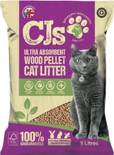 Load image into Gallery viewer, CJ&#39;s Premium Ultra Wood Pellet Cat Litter
