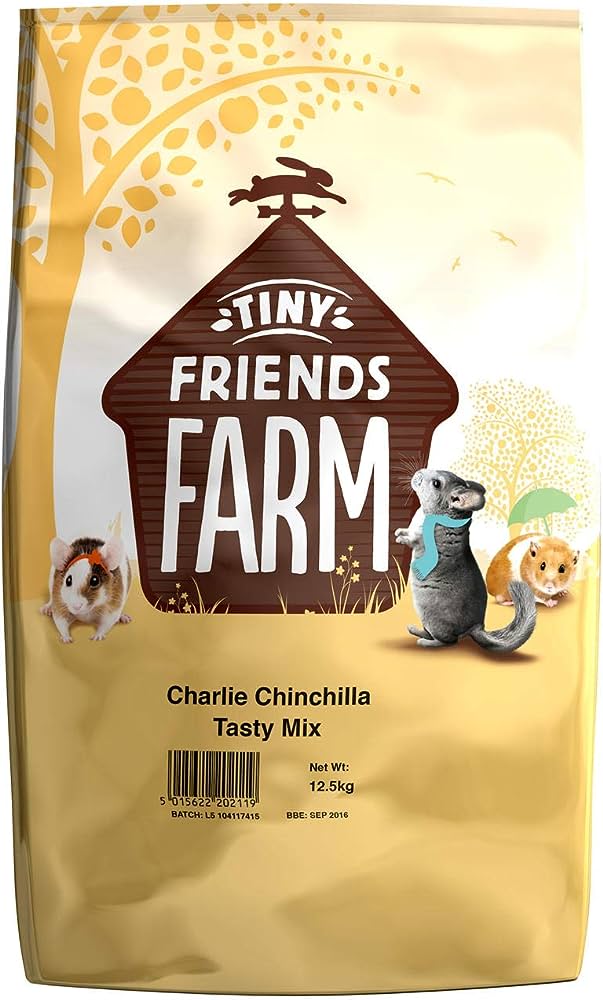 Supreme Tiny Friends Farm Charlie Chinchilla Tasty Mix