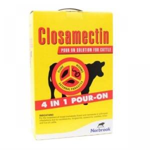CLOSAMECTIN POUR-ON FOR CATTLE