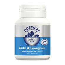 Load image into Gallery viewer, Dorwest Garlic &amp; Fenugreek Tablets For Dogs And Cats 100 count - Pet Health Direct
