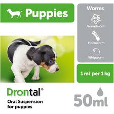Drontal Puppy Oral Suspension 50ml - Pet Health Direct