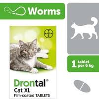 Load image into Gallery viewer, Drontal Cat XL Wormer for Large Cats and Kittens (4Kg+) - Pet Health Direct
