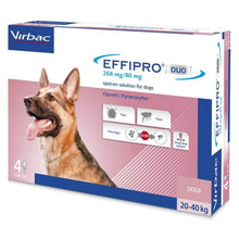 Load image into Gallery viewer, Effipro Duo Flea &amp; Tick Spot on Solution for Cats &amp; Dogs - Pet Health Direct
