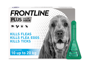 FRONTLINE Plus Flea & Tick Treatment Dogs - Pet Health Direct