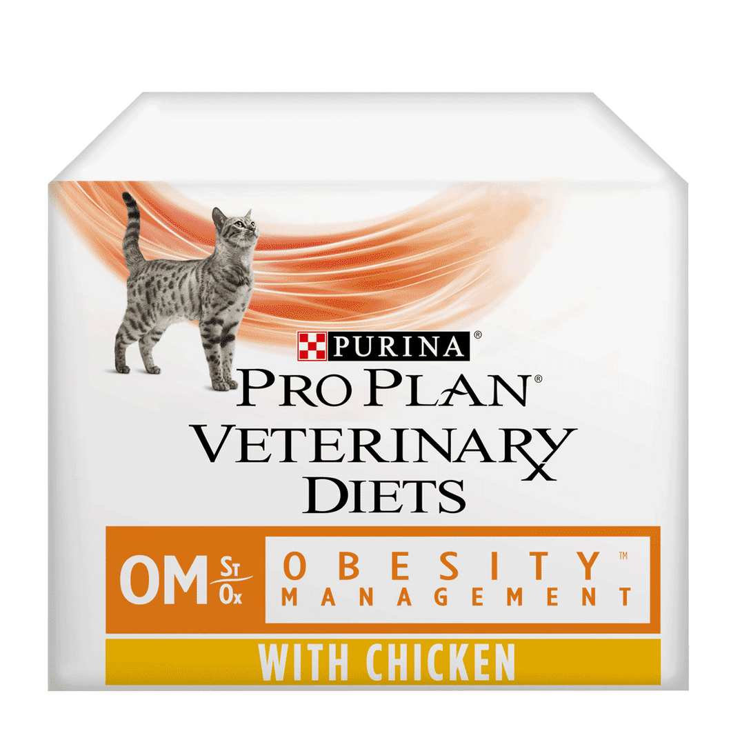 PRO PLAN VETERINARY DIETS OM Obesity Management Dry and Moist Cat Food - Pet Health Direct