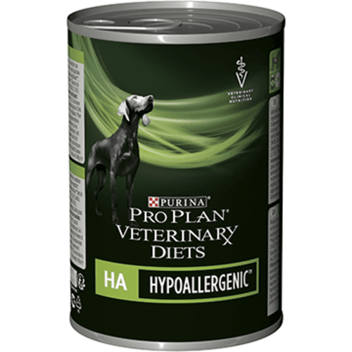 PRO PLANÂ® VETERINARY DIETS HA (Hypoallergenic) Wet Dog Food 400gm x 12 cans - Pet Health Direct
