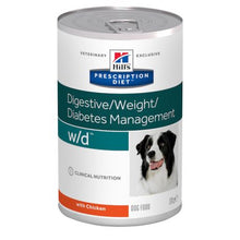Load image into Gallery viewer, Hill&#39;s Prescription Diet Canine w/d Diabetes Care with Chicken Dog Food
