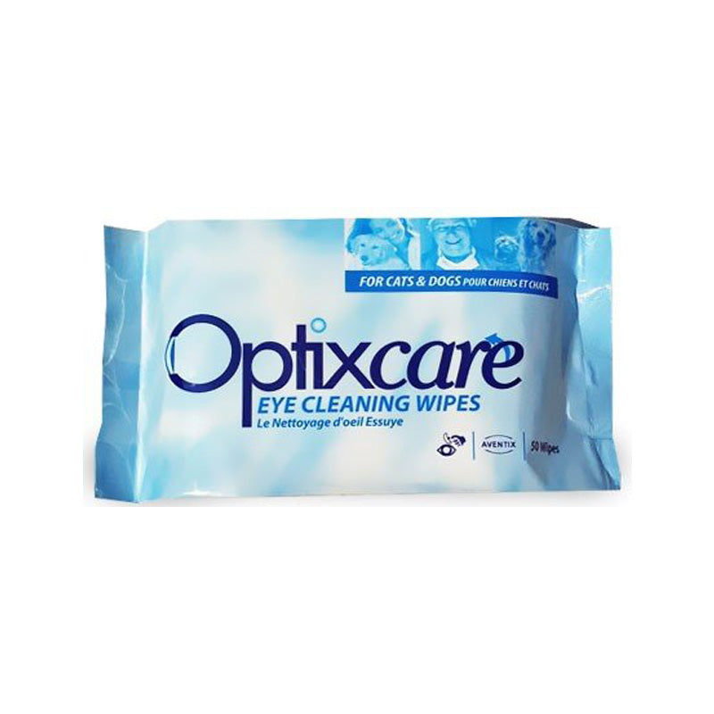 Optixcare Eye Cleaning Wipes 50 ct - Pet Health Direct