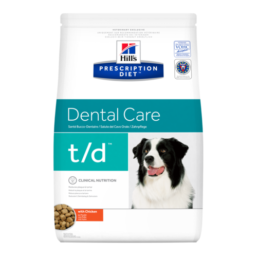 Hill's Prescription Diet t/d Dental Care Chicken Dry Dog Food - Pet Health Direct