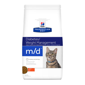 Hill's Prescription Diet m/d Diabetes/Weight Management Cat Food - Pet Health Direct