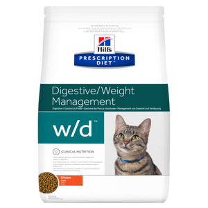 Hill's Prescription Diet w/d Digestive/Weight Management Cat Food - Pet Health Direct