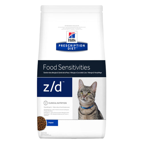 Hill's Prescription Diet z/d Food Sensitivities Dry Cat Food - Pet Health Direct