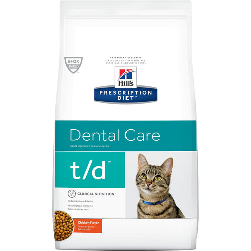 Hill's Prescription Diet t/d Dental Care Cat Food - Pet Health Direct